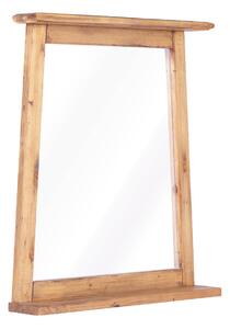 Dřevěné zrcadlo do koupelny Rollo
