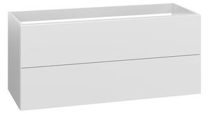EBS Kuba Umyvadlová skříňka 120 cm, bílá lesk KUBAS120B