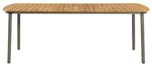 Zahradní stůl 200 x 100 x 72 cm masivní akáciové dřevo a ocel