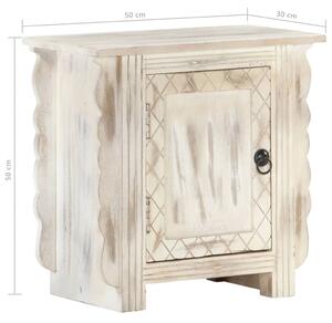 Noční stolek Colac - bílý | 50x30x50 cm