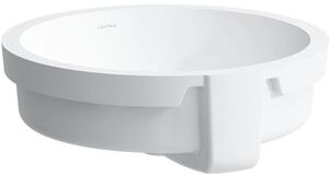 Laufen Living City umyvadlo 40x40 cm kulatý pod pult bílá lesk H8134380001091