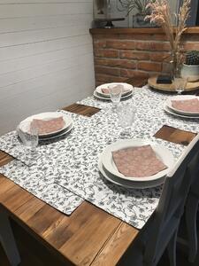 Vzorované prostírání Barva: Bílá