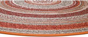 Oranžový venkovní koberec Universal Verdi, ⌀ 120 cm