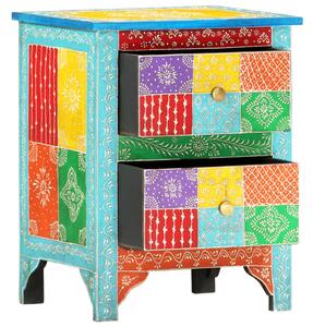 Ručně malovaný noční stolek Wannie | 40x30x50 cm