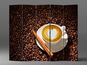 Liox Paraván cappuccino s láskou Rozměr: 225 x 180 cm