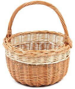 Nákupní proutěný košík Bolero, pr. 27 cm