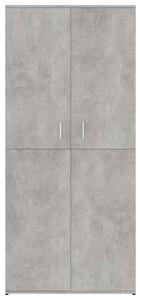 Botník Arina - betonově šedý | 80x39x178 cm