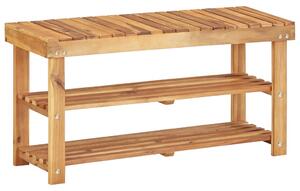 Botník Colby - masivní akáciové dřevo | 90x32x46 cm