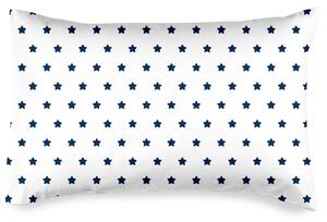 Povlak na polštářek Stars navy blue, 50 x 70 cm