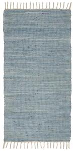 Bavlněný koberec Floor Runner Blue 60 × 120 cm