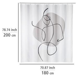 Sprchový závěs 180x200 cm Ladyline – Wenko