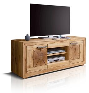 TV stolek z masivu divoký dub Alaska 150 cm