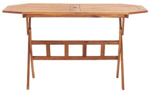Skládací zahradní stůl 135 x 85 x 75 cm masivní akáciové dřevo