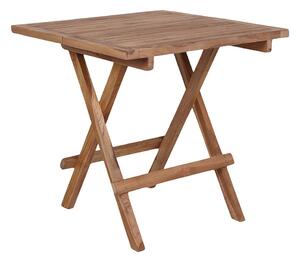 House Nordic Odkládací stolek z teakového dřeva, přírodní, 50x50x50 cm (Teak)