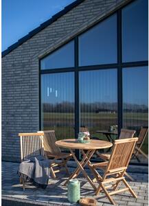 House Nordic Jídelní stůl z teakového dřeva, přírodní, Ø100x75 cm (Teak)