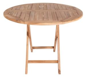 House Nordic Jídelní stůl Oviedo z teakového dřeva (Jídelní stůl z teakového dřeva Ø100x75cm)