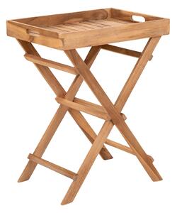 House Nordic Odkládací stolek z teakového dřeva, přírodní, 29x39x49,5 cm (Teak)