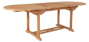 House Nordic Rozkládací jídelní stůl z teakového dřeva, nature, 90x180/240x75 cm (Přírodní)