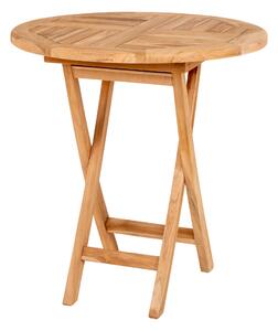 House Nordic Jídelní stůl Oviedo z teakového dřeva (Jídelní stůl z teakového dřeva Ø70x75cm)