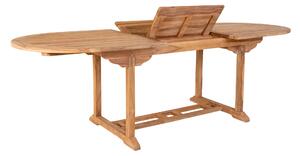 House Nordic Rozkládací jídelní stůl z teakového dřeva, nature, 90x180/240x75 cm (Přírodní)