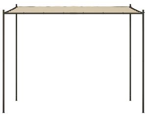 Altán béžový 3 x 3 m 180 g/m² textil a ocel