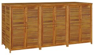 Zahradní úložný box 210 x 87 x 104 cm masivní akáciové dřevo