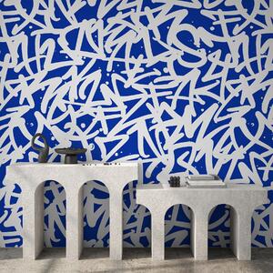 Fototapety Graffiti Emoce: Blue, Fototapety Vzory, u99087v2 : uwalls.cz