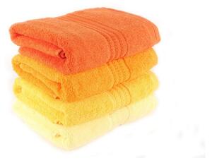 Sada 4 ručníků z bavlny Foutastic Daisy, 50 x 90 cm
