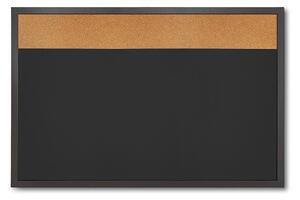 Combi Board blackboard / korek 60 × 90 cm, černá