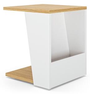 Konferenční stolek s deskou v dubovém dekoru 40x40 cm Albi - TemaHome
