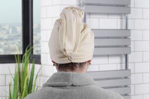 Rychleschnoucí turban na vlasy NERA béžový