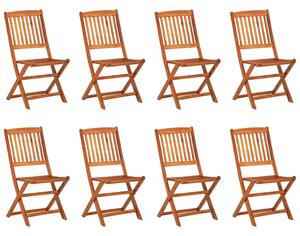 9dílný zahradní jídelní set 180x90x75 cm masivní akáciové dřevo