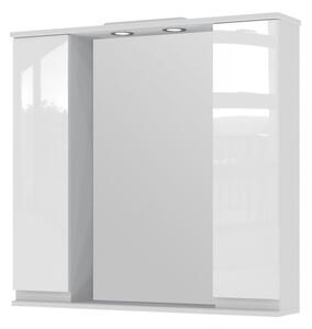 Kingsbath Auriga 87 závěsná koupelnová skříňka se zrcadlem a LED osvětlením