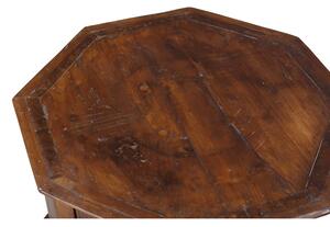 Stolek z teakového dřeva s úložným prostorem, 68x68x55cm (8D)