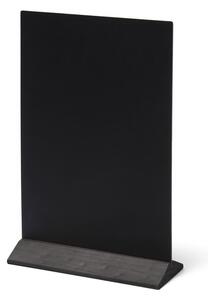 Dřevěný menu stojánek 21 x 30 cm, černá