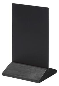Dřevěný menu stojánek 10 x 15 cm, černá