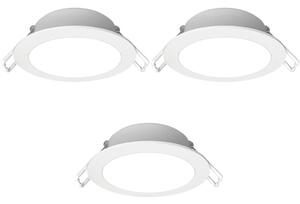 Aigostar - SADA 3x LED Koupelnové podhledové svítidlo LED/4,8W/230V IP65 bílá
