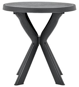 Bistro stolek antracitový Ø 70 cm plast