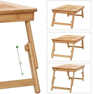 Bambusový stolek pod notebook LELAD