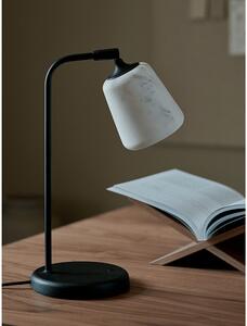 New Works - Material Stolní Lampa The Black Sheep(Wh Marble/BL) - Lampemesteren