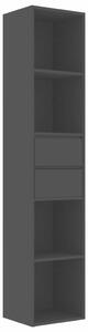 Knihovna Jaz - černá | 36x30x171 cm