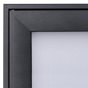 Interiérová uzamykatelná informační vitrína 4 x A4, antracit