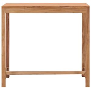 Zahradní barový stůl 110 x 60 x 105 cm masivní teakové dřevo