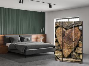 Liox Paraván srdce z kamene Rozměr: 135 x 180 cm