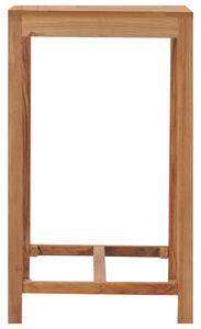 Zahradní barový stůl 60 x 60 x 105 cm masivní teakové dřevo