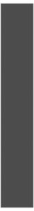 Knihovna Madison - 5 polic - černá | 40x30x189 cm
