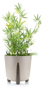 PLASTOVÝ KVĚTINÁČ MOSS ECO 25X26 CM BÉŽOVÁ