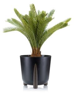 PLASTOVÝ KVĚTINÁČ MOSS ECO 28X30 CM ČERNÁ