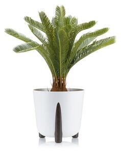 PLASTOVÝ KVĚTINÁČ MOSS ECO 25X26 CM BÍLÁ