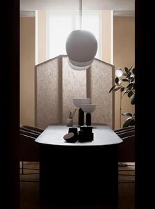 New Works - Kizu Stolní Lampa Small Black Marble - Lampemesteren